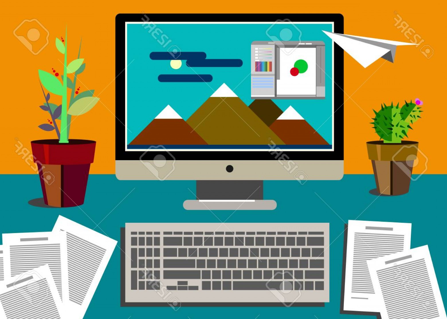 Computer Vector Image at Vectorified.com | Collection of Computer ...