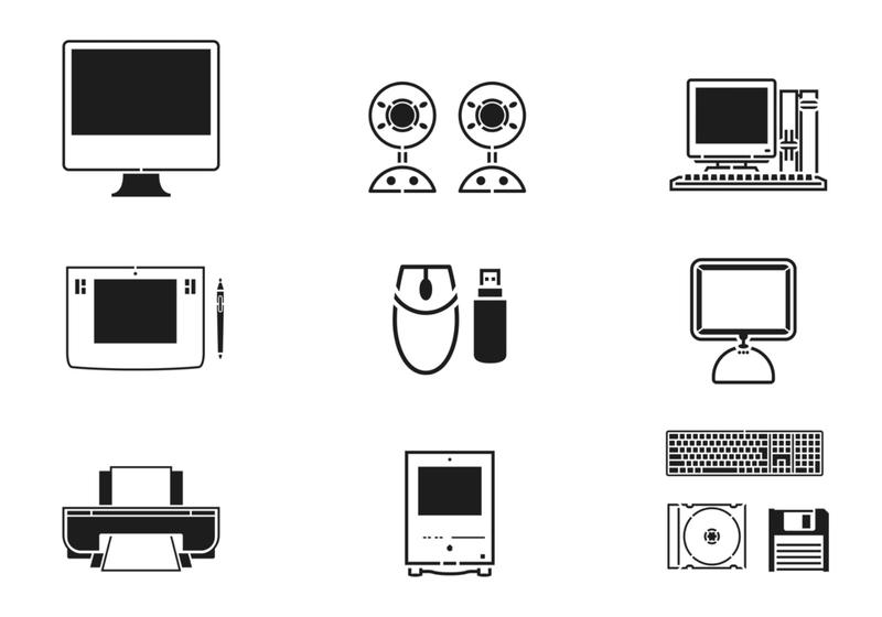 Computer Vector Image at Vectorified.com | Collection of Computer ...