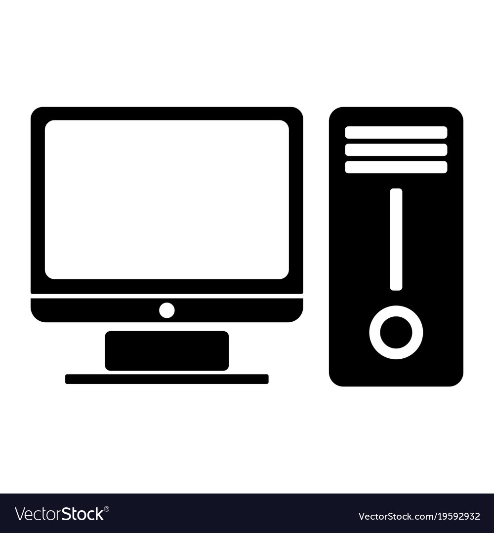 Computer Vector Image At Vectorified.com | Collection Of Computer ...