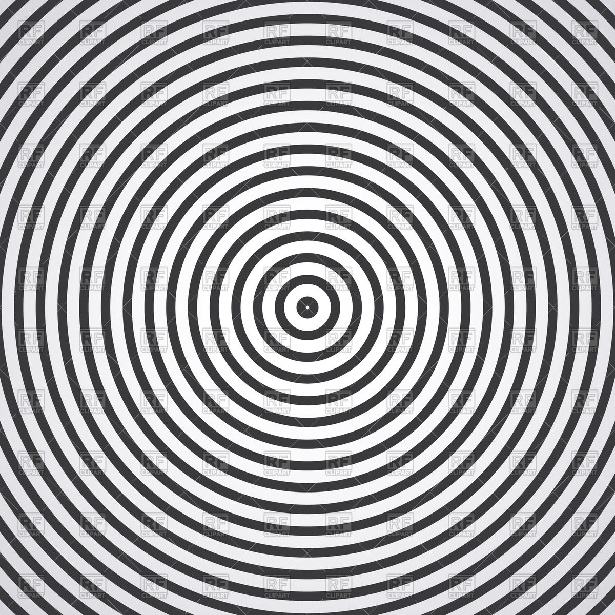 1200x1200 Concentric Circle Elements With Thin Strips Vector Image