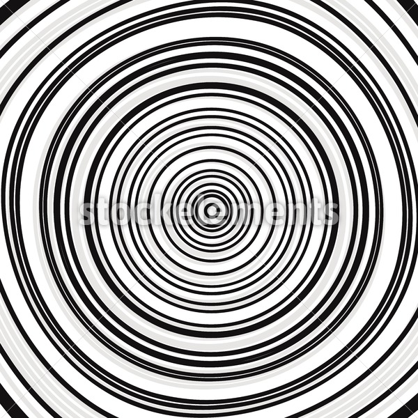 600x600 Concentric Circles, Rings Abstract Geometric Illustration