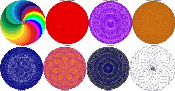 600x312 Concentric Circles Free Vector Download
