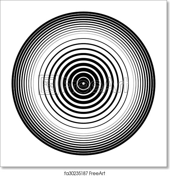 Concentric Circles Vector at Vectorified.com | Collection of Concentric ...
