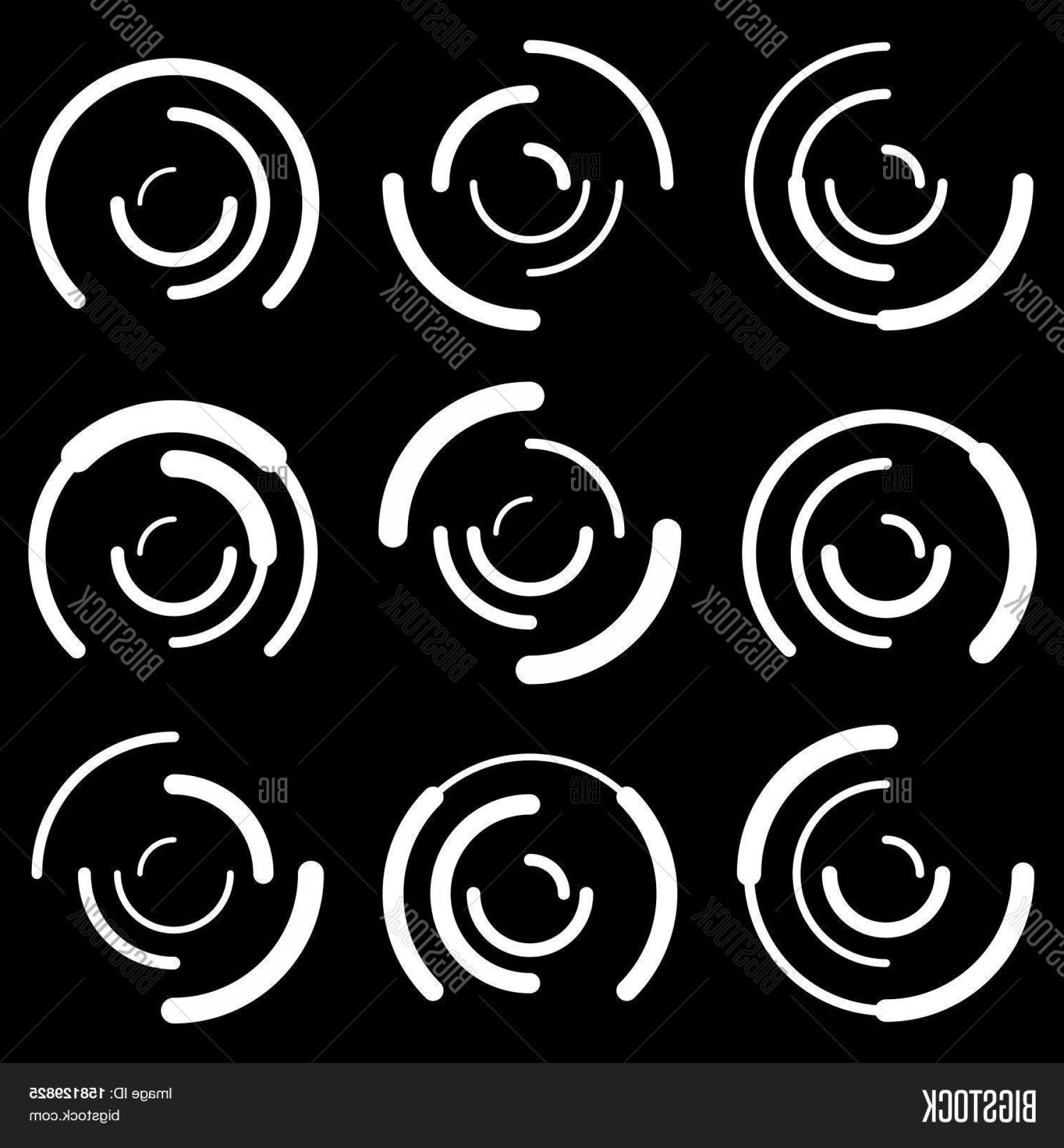 1800x1944 Stock Vector Concentric Circles With Random Lines Segmented