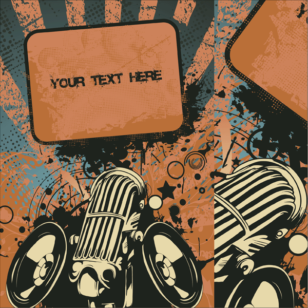 600x600 Free Concert Poster Vector