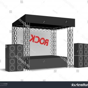 300x300 Outdoor Festival Stage Truss System Vector Catchsplace