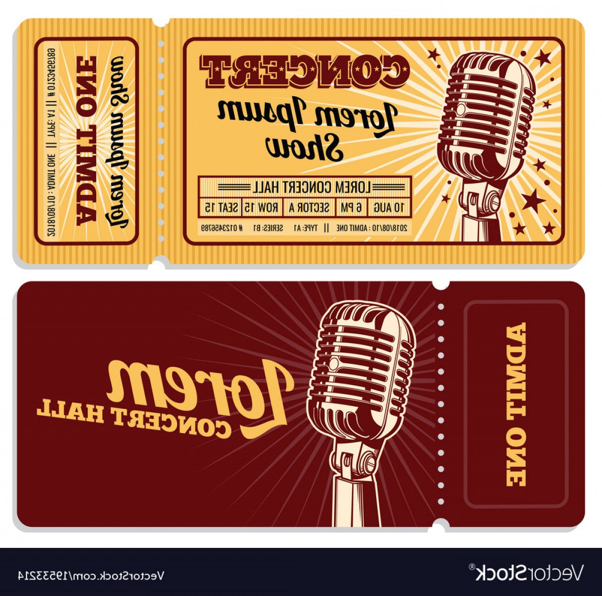 1200x1189 Event Or Concert Ticket Admission Entry Isolated Vector Newwaysys