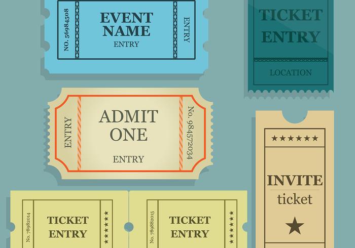700x490 Ticket Free Vector Art