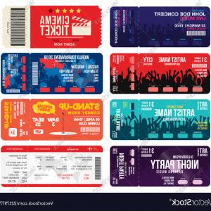 300x300 Concert Cinema Airline And Football Ticket Vector Newwaysys