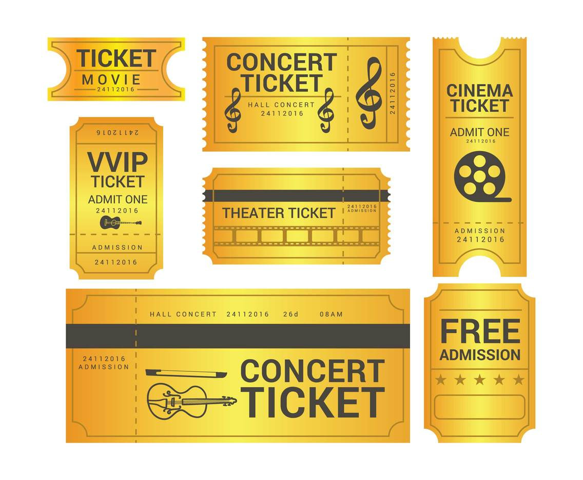 Tickets концерт. Ticket вектор. Билет векторный. Tickets золотой. Золотой билет вектор.