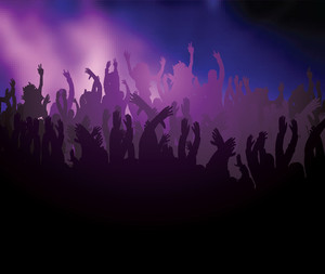 300x253 Vector Concert Poster Royalty Free Stock Image