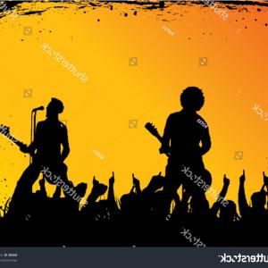 300x300 Vector Concert Poster With Microphone Catchsplace