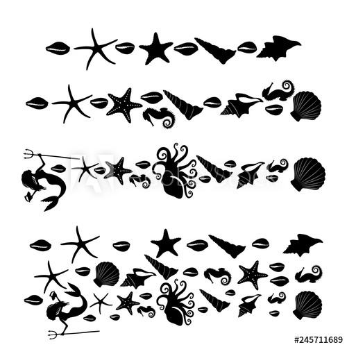 500x500 Wreath From Sea Star, Sea Horse, Conch Shell