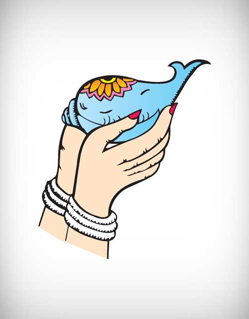 500x639 Shankh Conch Vector Download Link Shankh Conch Vector