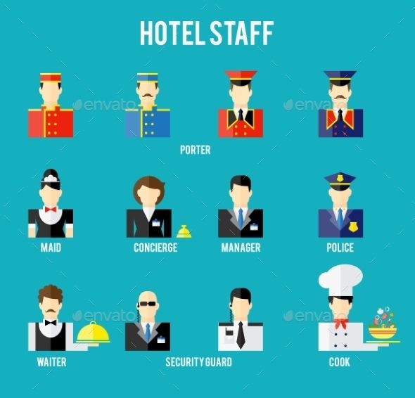 Hotel Staff Avatars 590x566 Hotel Staff Avatars