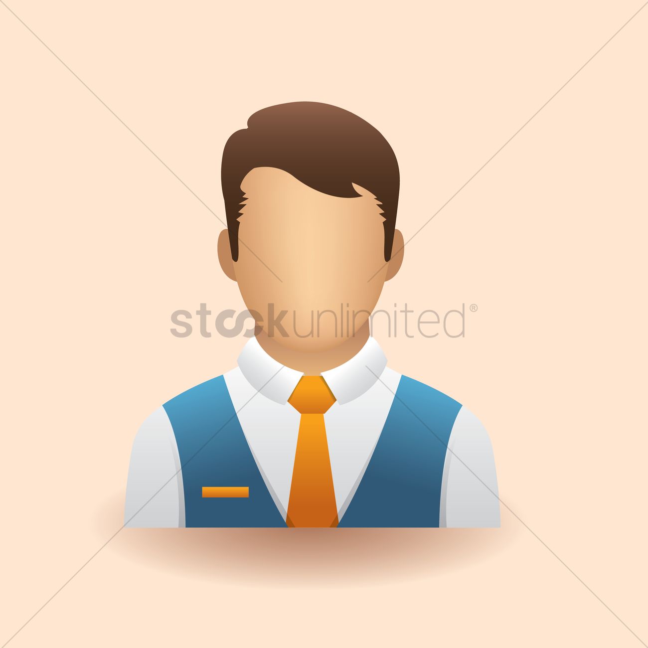 Concierge Vector Image 1300x1300 Concierge Vector Image