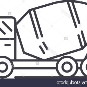300x300 Sketch Of Small Truck Vector Catchsplace