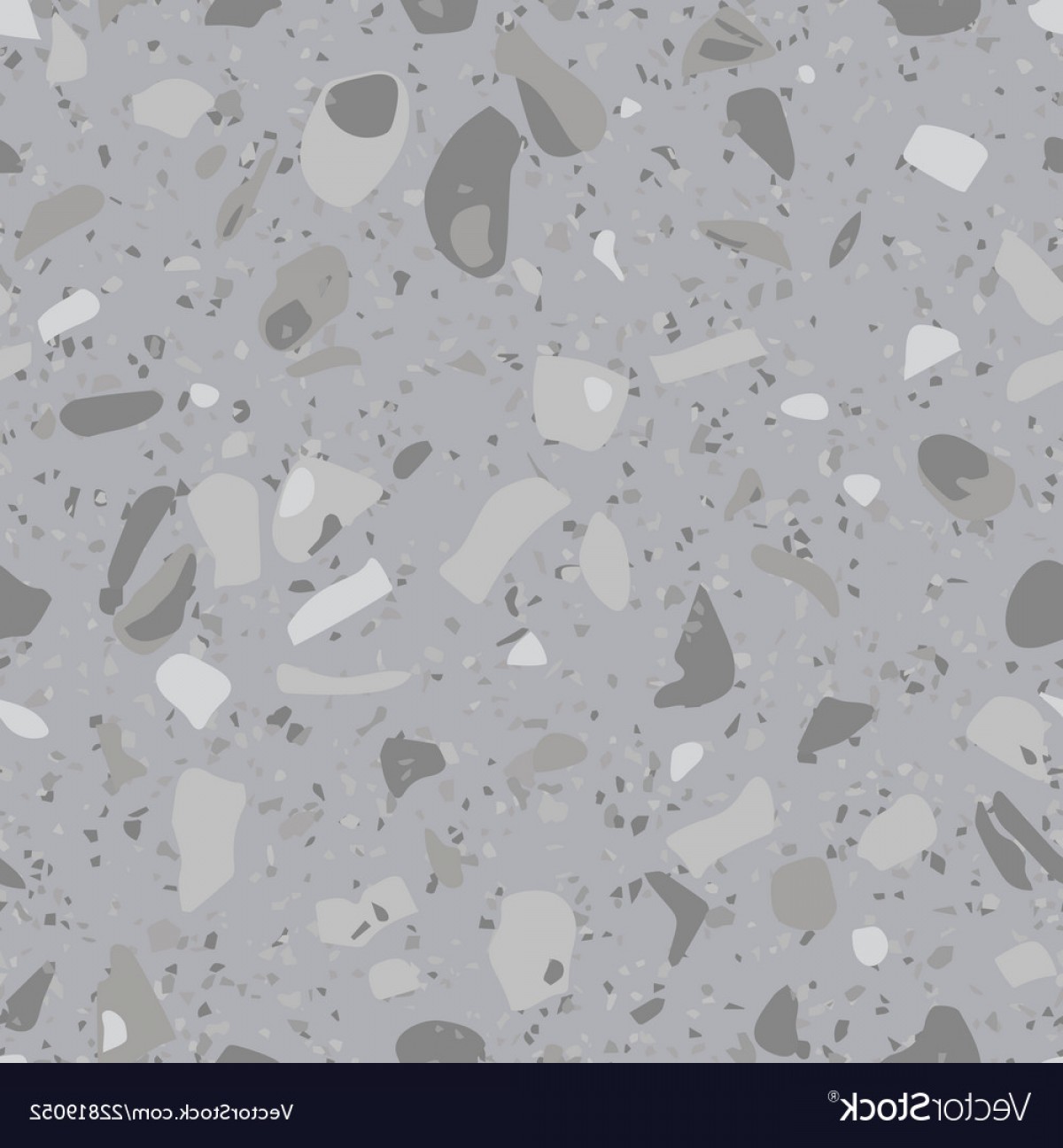 1200x1296 Terrazzo Seamless Pattern Grey Concrete Vector Handandbeak