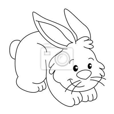 399x400 Libro Para Colorear Con Granja De Animales, Vector De Conejo