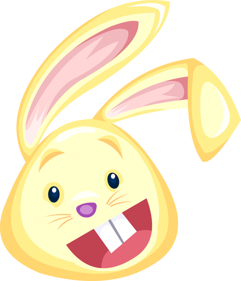 490x570 Conejo Vector Png