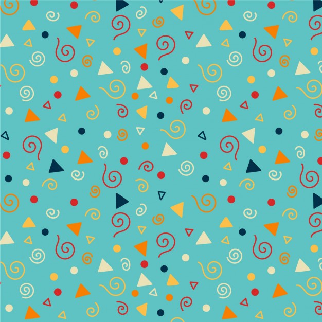 626x626 Confetti Pattern Vector Free Download