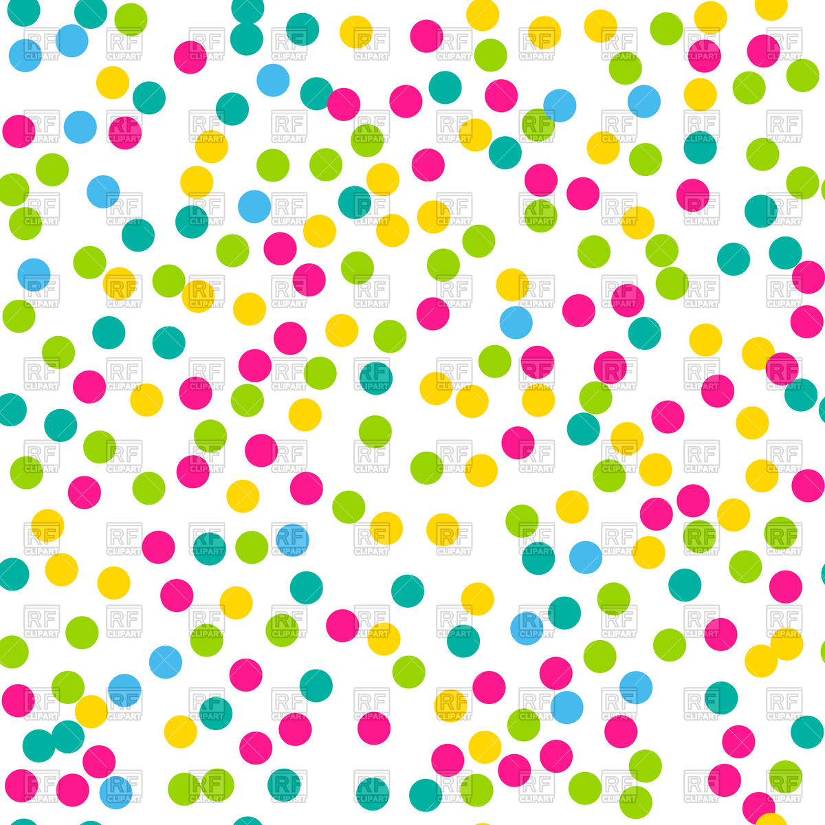 1200x1200 Confetti Seamless Pattern Vector Image Of Backgrounds, Textures