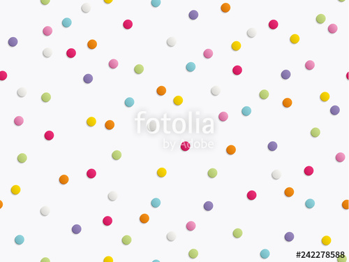 Flatlay Of Colorful Round Paper Confetti On White Background 500x375 Flatlay Of Colorful Round Paper Confetti On White Background