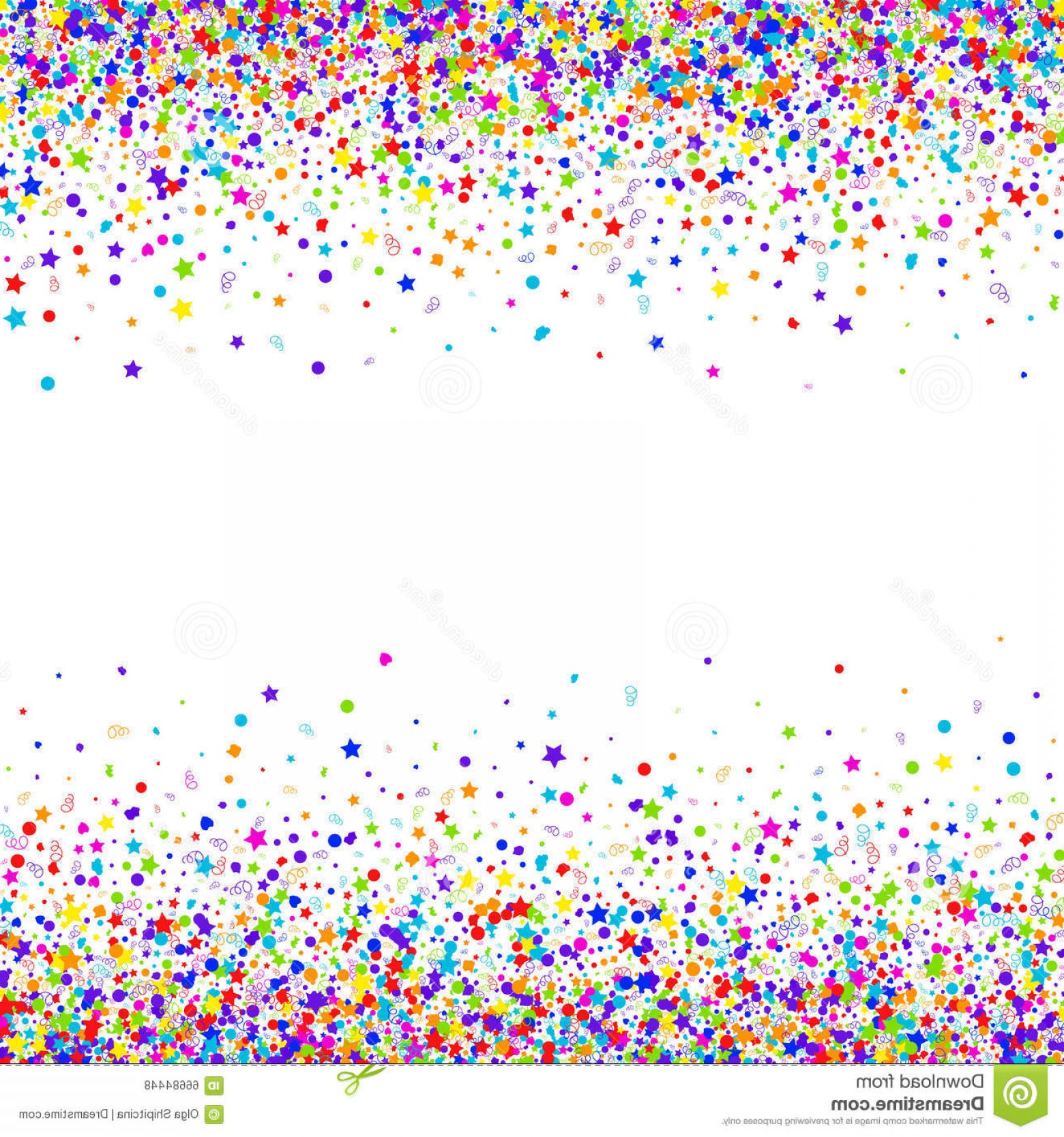 1560x1668 Stock Illustration Confetti Vector Background Colorful Many