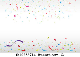 274x194 Free Confetti Vector Art Prints And Wall Artwork Freeart