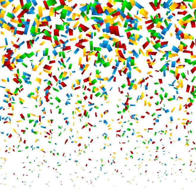 660x660 Confetti Vector Graphics