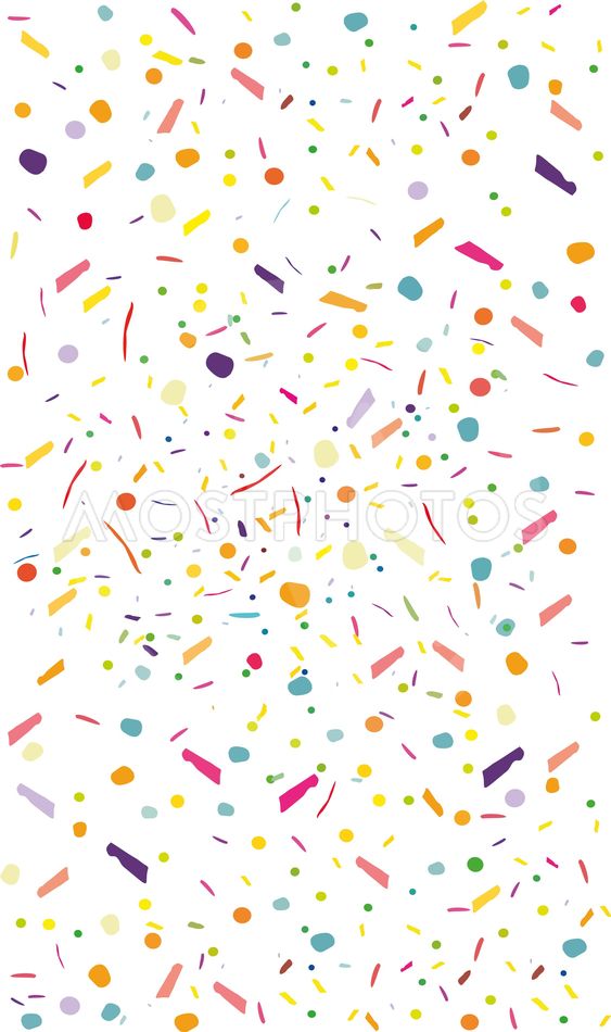 563x950 Colorful Confetti Vector Ba