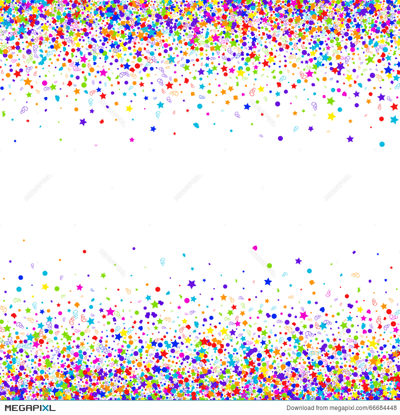 800x830 Confetti Vector Background Illustration