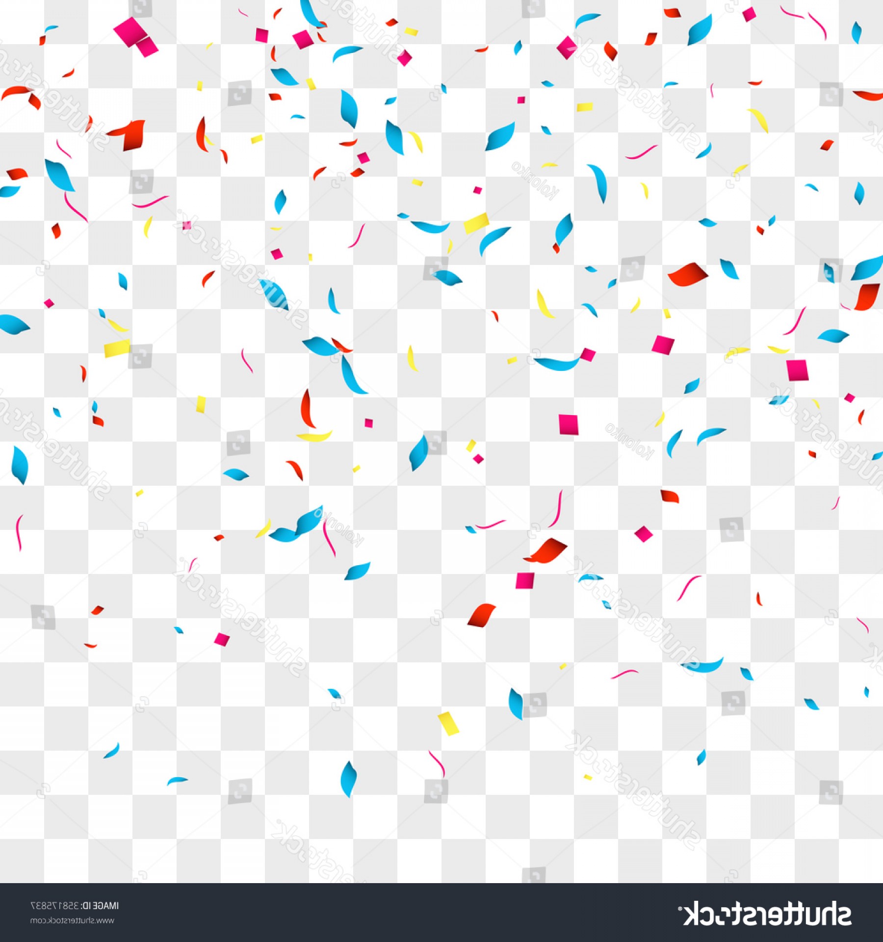 1800x1920 Confetti Vector Background Over Transparent Grid Soidergi