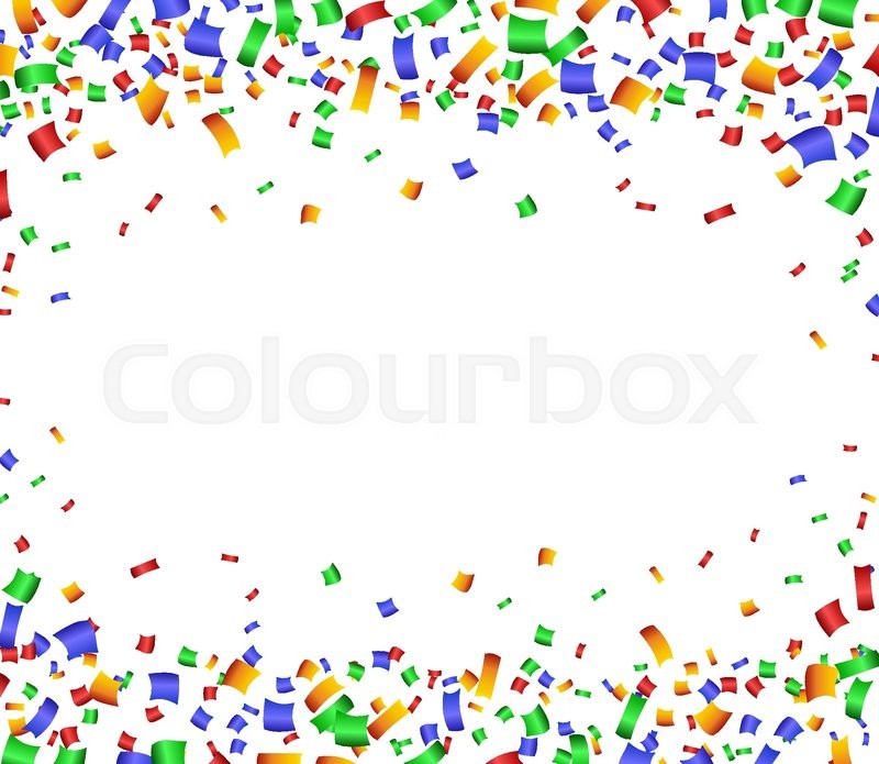 800x695 Colorful Celebration Frame Background Stock Vector Colourbox