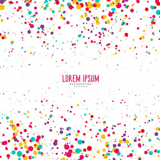 626x626 Colorful Confetti Style Circle Background Free Vector Textures