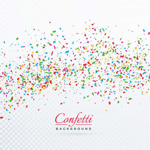 626x626 Confetti Burst Background Template Design Free Vector Vectors