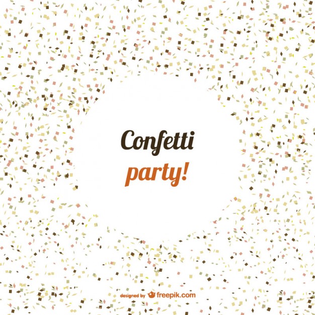 626x626 Confetti Party Vector Free Vectors Ui Download