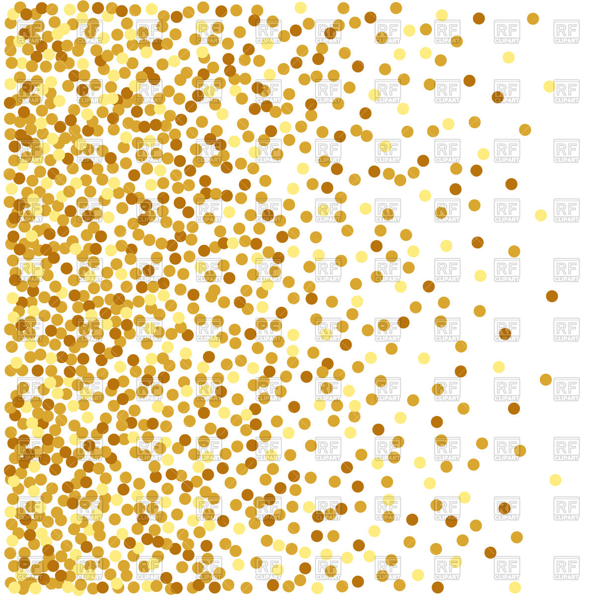 1200x1200 Abstract Golden Confetti Background Vector Image Of Backgrounds