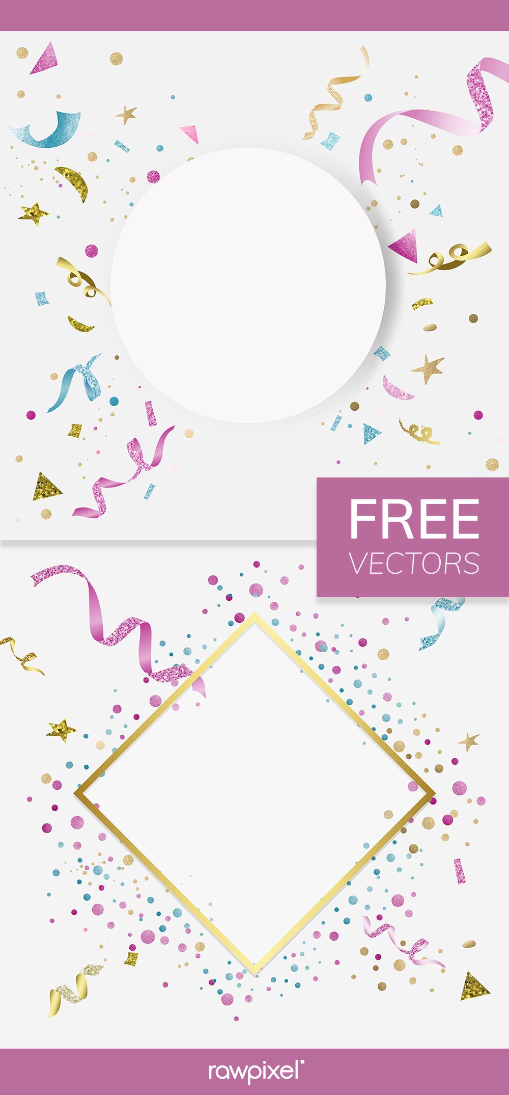 1000x2149 Download Free Royalty Free Confetti Vectors