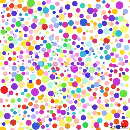 500x500 Colorful Abstract Seamless Background, Pattern Colorful Dots