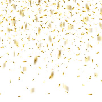 359x360 Confetti Png, Gold Confetti, Colorful Confetti, Party Confetti Png