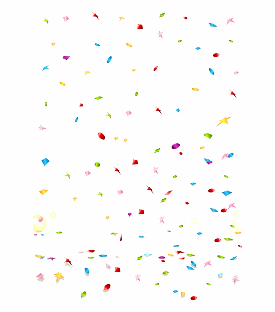920x1043 Confetti Transparent Background Png
