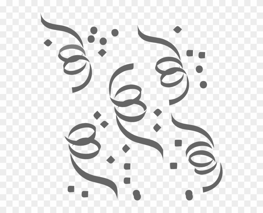 840x680 Confetti Vector Black And White
