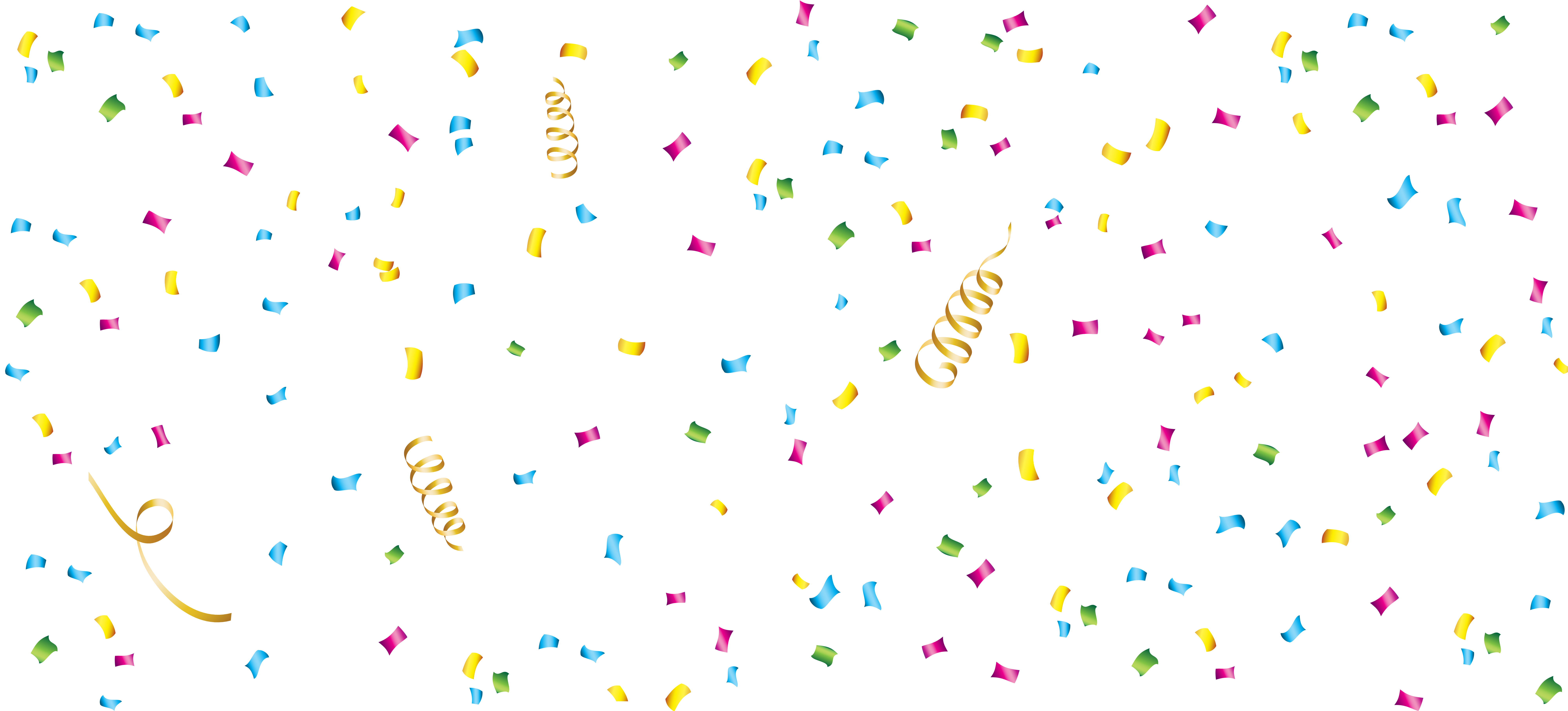 8000x3628 Confetti Clipart Vectors For Free Download And Use Images