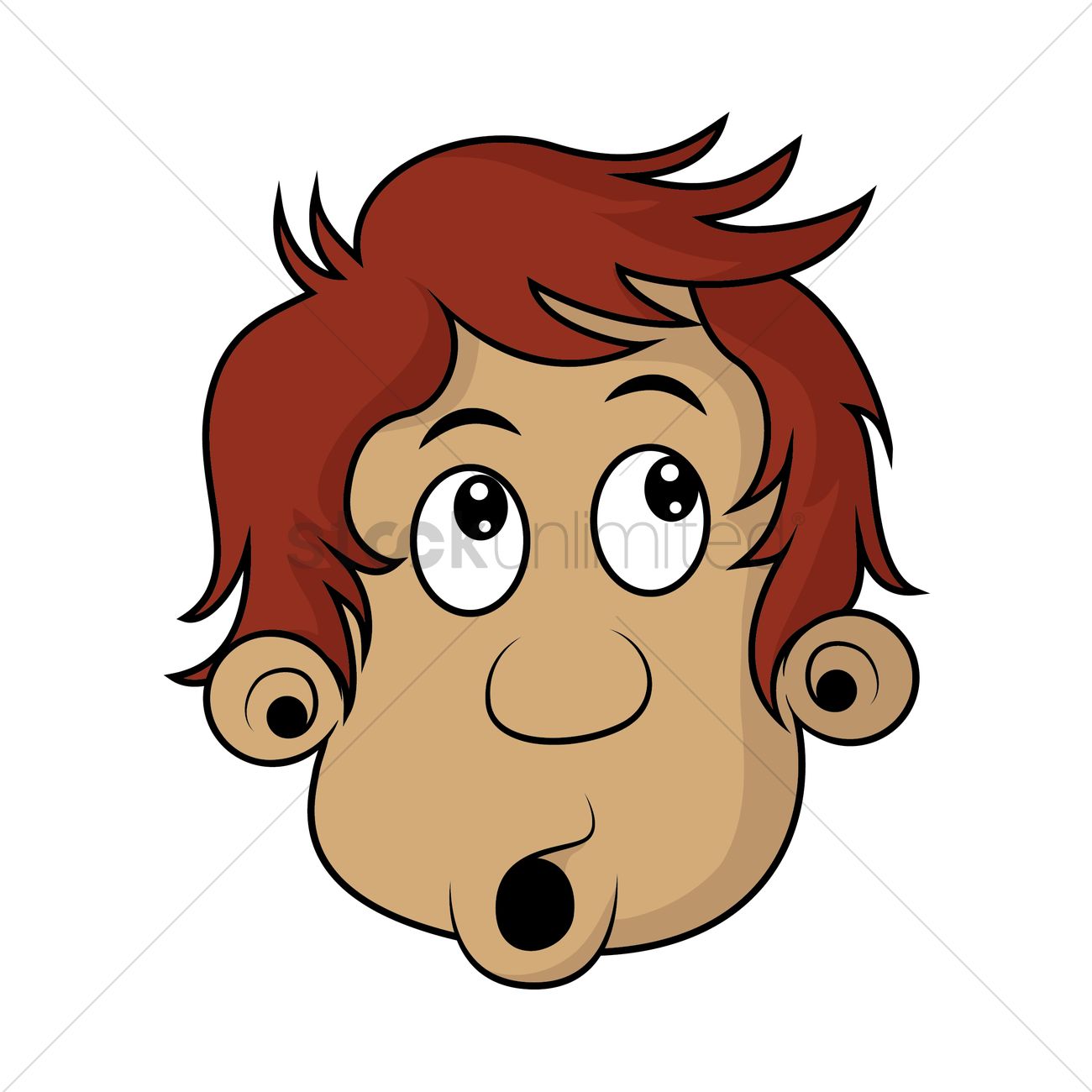 1300x1300 Confused Man Vector Image