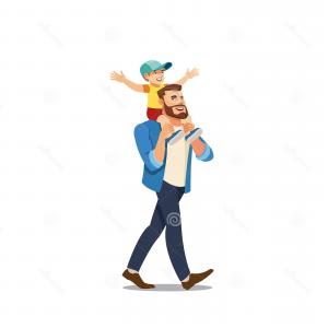 300x300 Photostock Vector Confused Man Shrugging His Shoulders Vector Flat