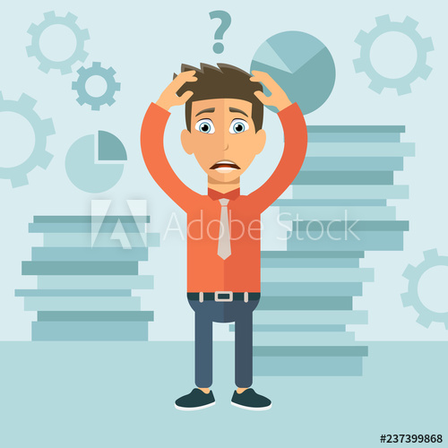 500x500 Worried Businessman In Office Confused Man With Question Mark