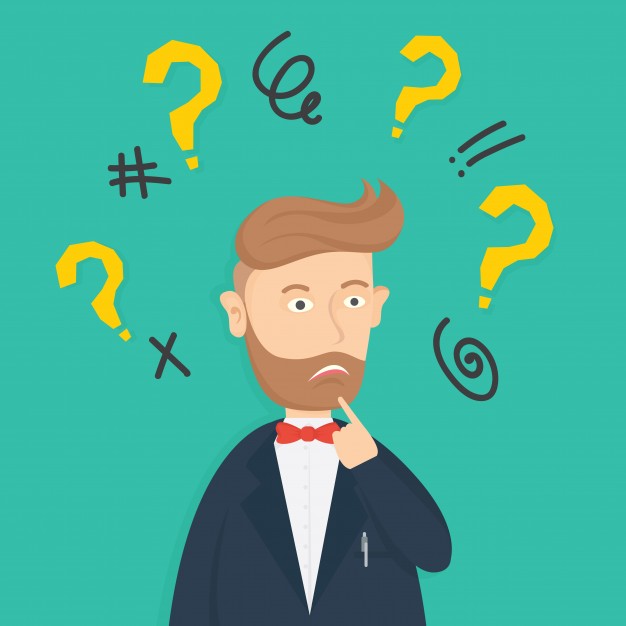 626x626 Confused Businessman Character Cartoon Vector Design Vector