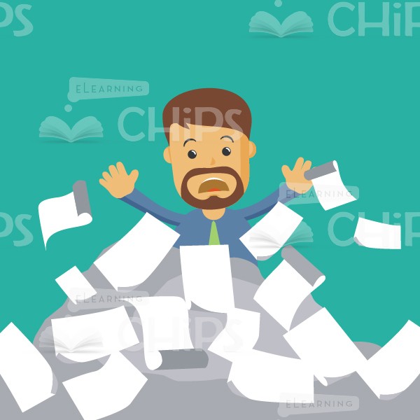 600x600 Confused Vector Character