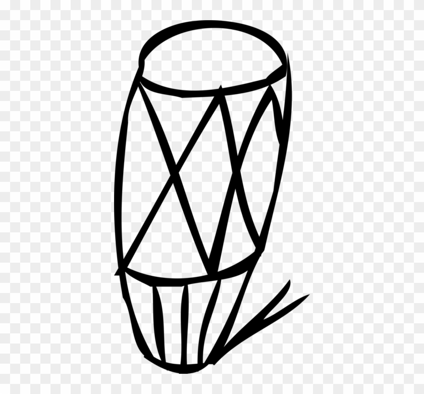 840x780 Vector Illustration Of African Conga Bongo Drum Percussion
